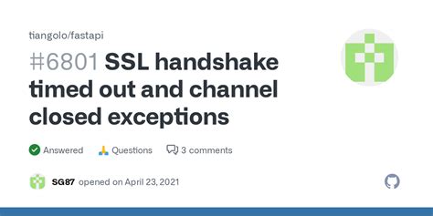 ssl handshake timed out.